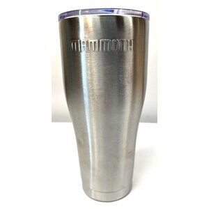 Mammoth Stainless Steel Insulated Tumbler With Clear Lid 24 Oz
